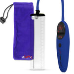 Penis Pump Magna Pro Handle Blue | 2.1" Diameter x 9" Length Thick-Walled Penis Cylinder