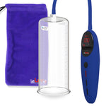 Penis Pump Magna Pro Handle Blue | 9" x 3.70" Acrylic Cylinder