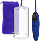 Penis Pump Magna Pro Handle Blue | 9" x 4.50" Acrylic Cylinder