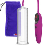 Penis Pump Magna Pro Handle Purple | 12" x 3.00" Acrylic Cylinder