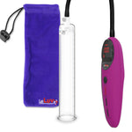 Penis Pump Magna Pro Handle Purple | 9" x 1.35" Acrylic Cylinder