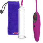 Penis Pump Magna Pro Handle Purple | 9" x 2.00" Acrylic Cylinder