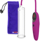 Penis Pump Magna Pro Handle Purple | 9" x 2.125" Acrylic Cylinder