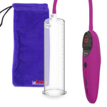 Penis Pump Magna Pro Handle Purple | 9" x 2.50" Acrylic Cylinder