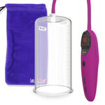 Penis Pump Magna Pro Handle Purple | 9" x 4.50" Acrylic Cylinder