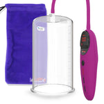 Penis Pump Magna Pro Handle Purple | 9" x 5.00" Acrylic Cylinder