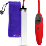 Penis Pump Magna Pro Handle Red | 2.1" Diameter x 12" Length Thick-Walled Penis Cylinder