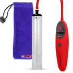 Penis Pump Magna Pro Handle Red | 1.3" Diameter x 9" Length Thick-Walled Penis Cylinder