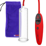 Penis Pump Magna Pro Handle Red | 9" x 2.50" Acrylic Cylinder