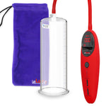 Penis Pump Magna Pro Handle Red | 9" x 3.25" Acrylic Cylinder