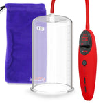 Penis Pump Magna Pro Handle Red | 9" x 5.00" Acrylic Cylinder