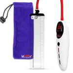 Penis Pump Magna Pro Handle White | 2.1" Diameter x 9" Length Thick-Walled Penis Cylinder