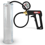 Maxi Black Handle Silicone Hose | Penis Pump + Protected Gauge | 12" x 2.875"