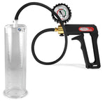 Maxi Black Handle Silicone Hose | Penis Pump + Protected Gauge | 9" x 2.75"