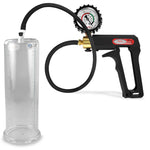 Maxi Black Handle Silicone Hose | Penis Pump + Protected Gauge | 9" x 3.00"