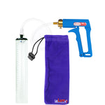 Maxi Blue Handle Clear Hose | Penis Pump - 12" x 1.9" Thick-Walled Cylinder