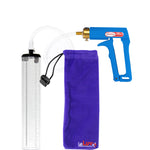 Maxi Blue Handle Clear Hose | Penis Pump - 12" x 2.1" Thick-Walled Cylinder