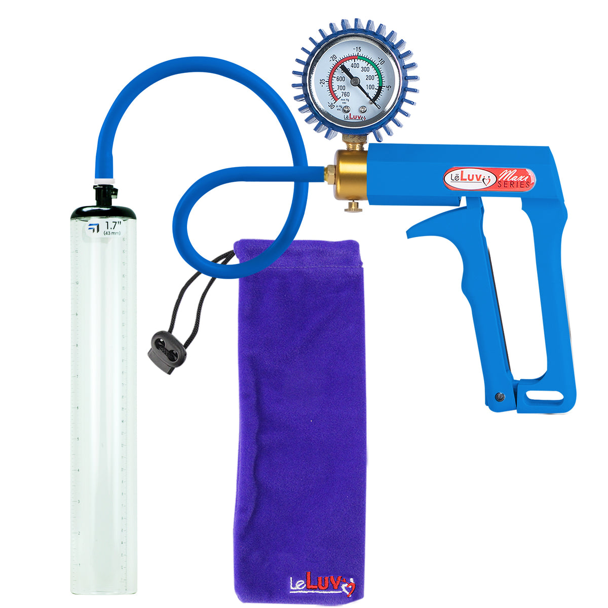 Blue + Protected Gauge / 12" x 1.7"