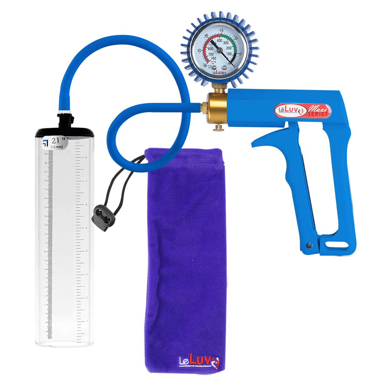 Blue + Protected Gauge / 9" x 2.1"
