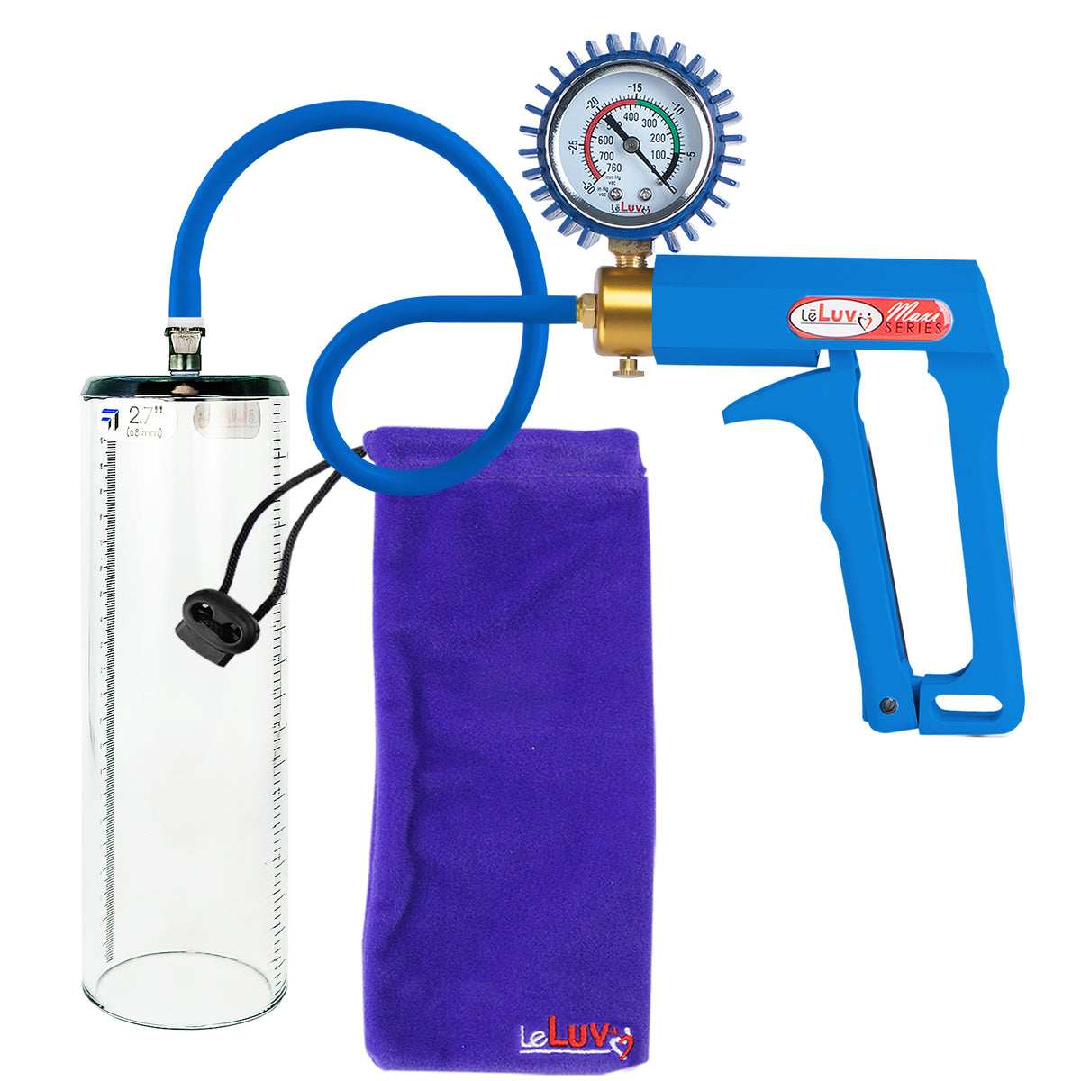 Blue + Protected Gauge / 9" x 2.7"