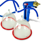 LeLuv MAXI Blue Breast Pumping Kit Slippery Blue Hose Large Cups