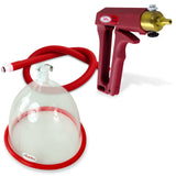 LeLuv MAXI Red Breast Pumping Kit Slippery Red Hose SINGLE Medium Cup