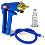 LeLuv MAXI Blue Clitoris Vacuum Pump Slippery Blue Hose - Large