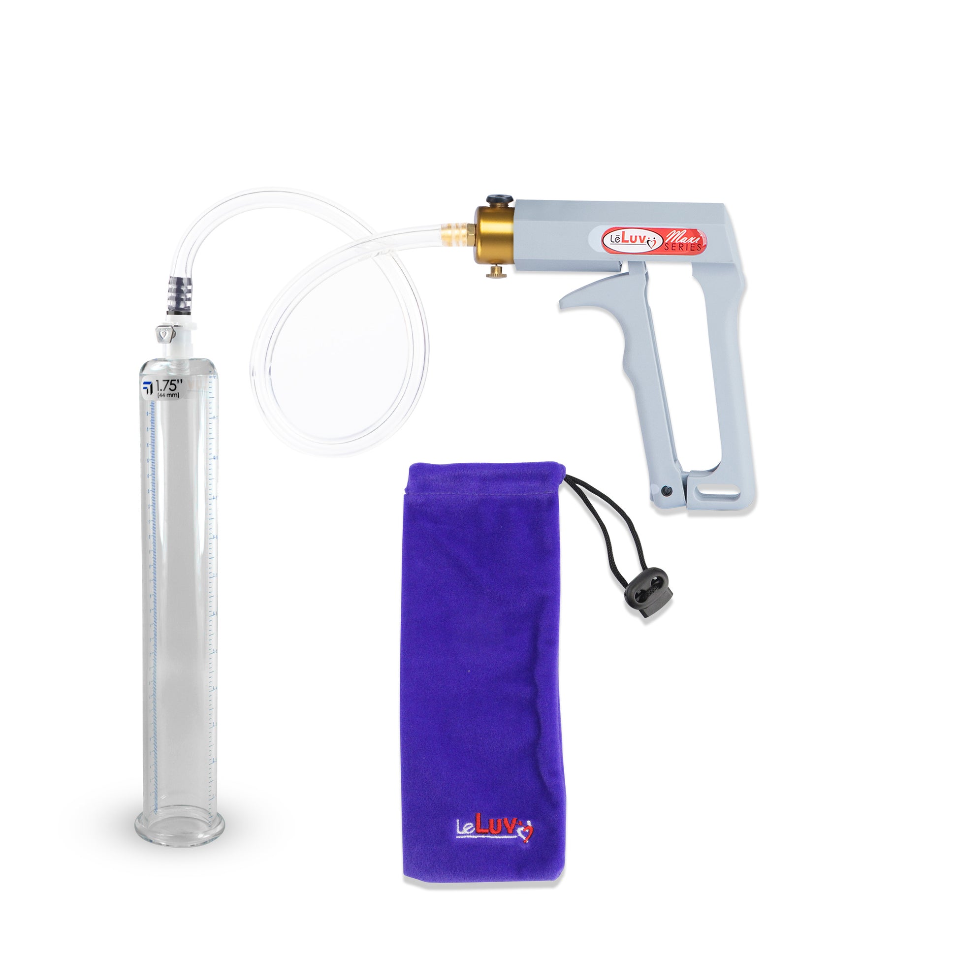 MAXI Gray Penis Pump with 12" x 1.75" Cylinder