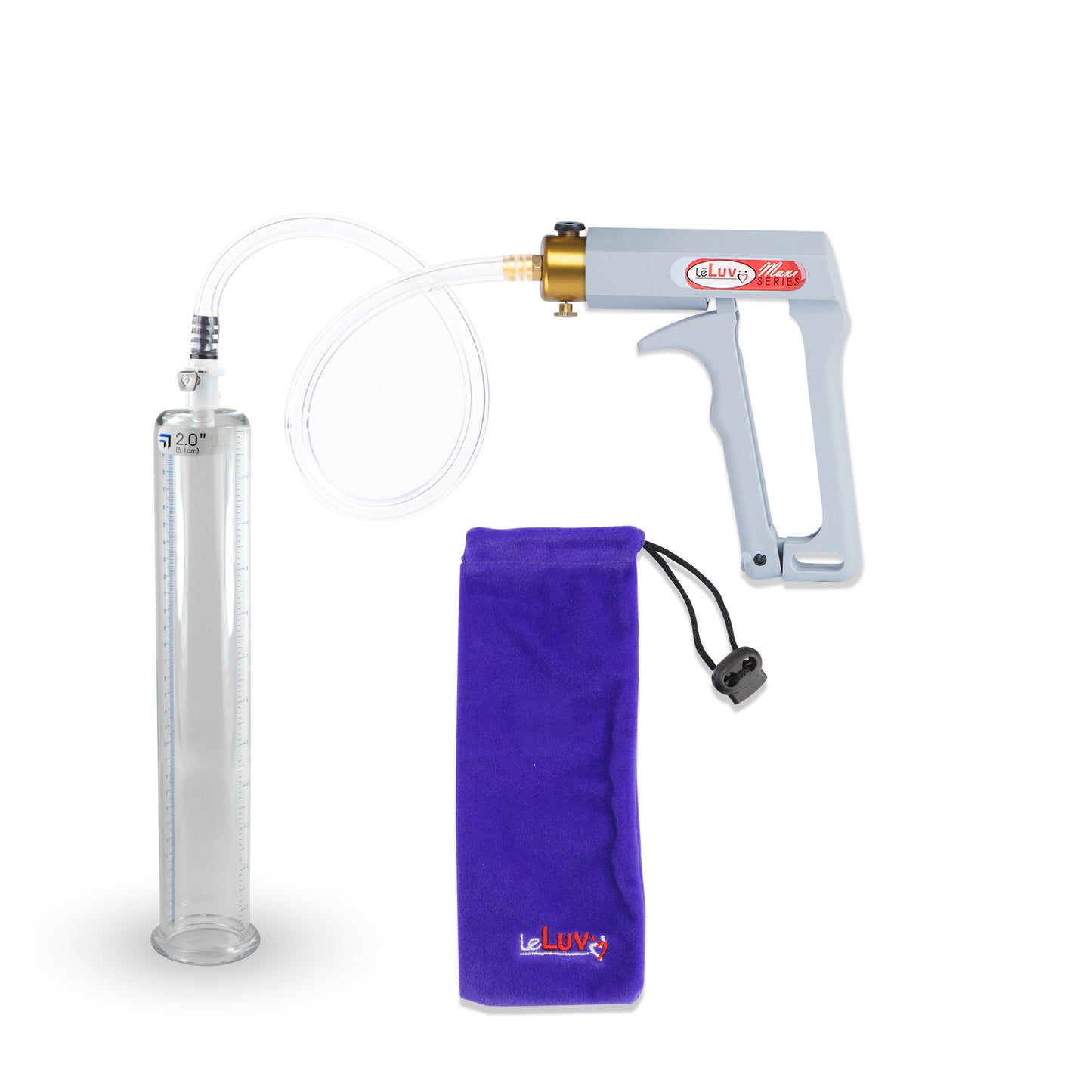 MAXI Gray Penis Pump with 12" x 2.00" Cylinder