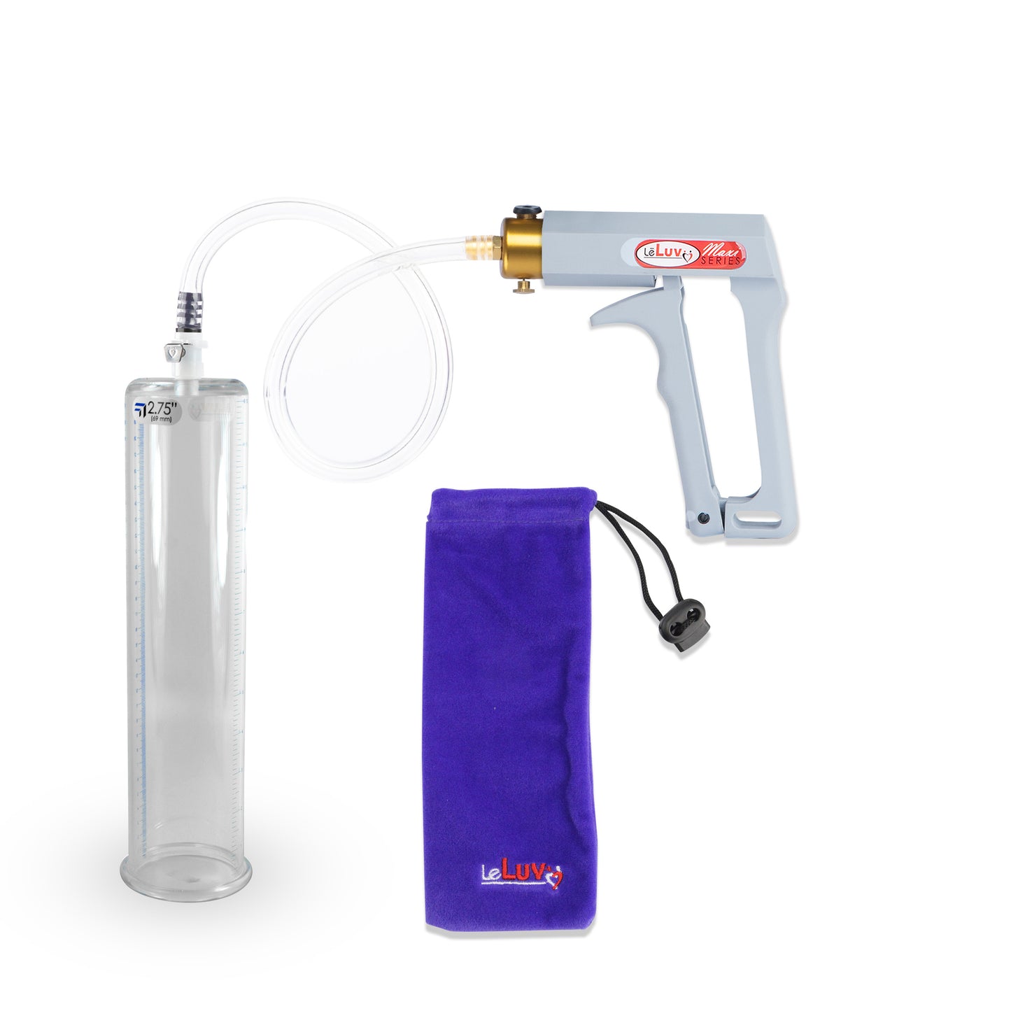 MAXI Gray Penis Pump with 12" x 2.75" Cylinder