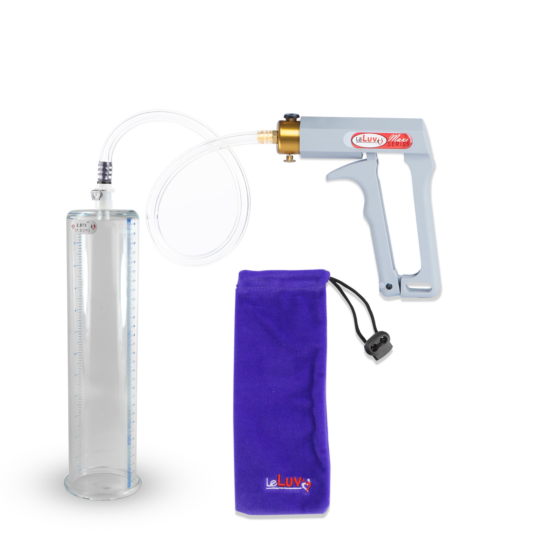 MAXI Gray Penis Pump with 12" x 2.875" Cylinder