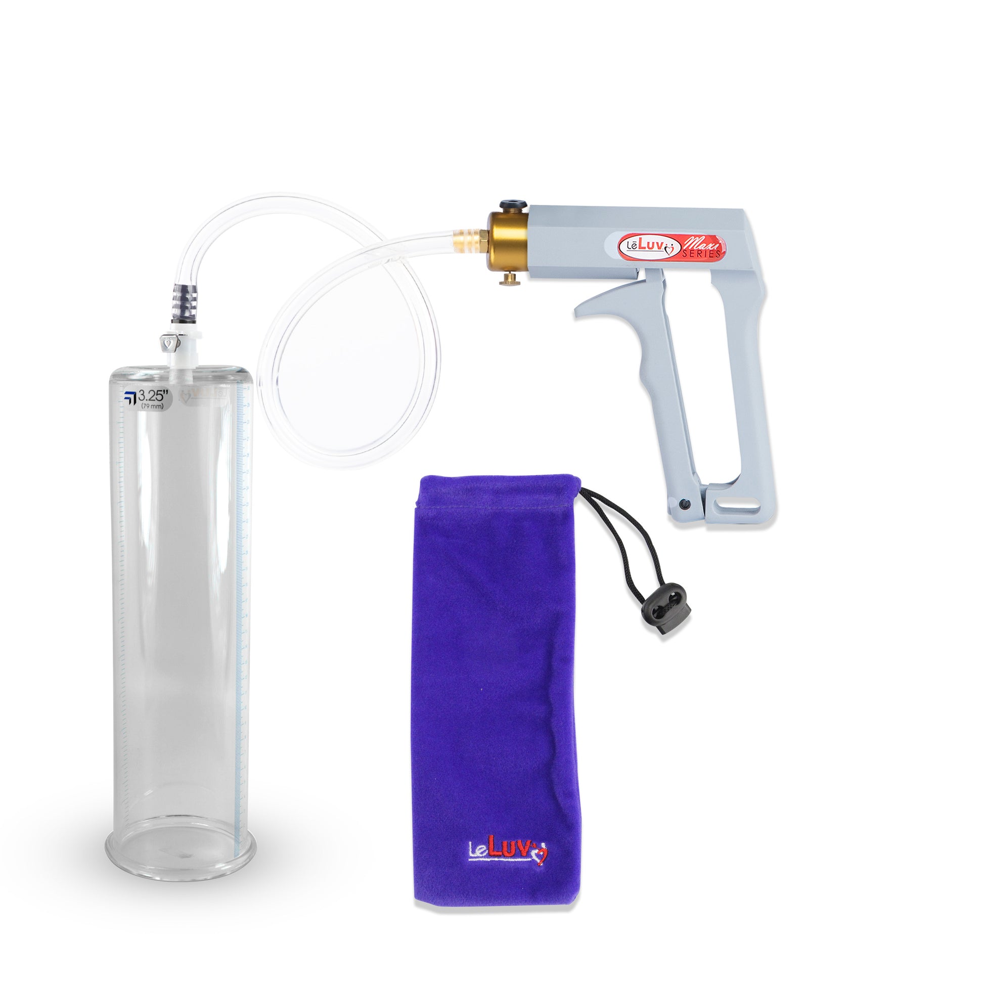 MAXI Gray Penis Pump with 12" x 3.25" Cylinder