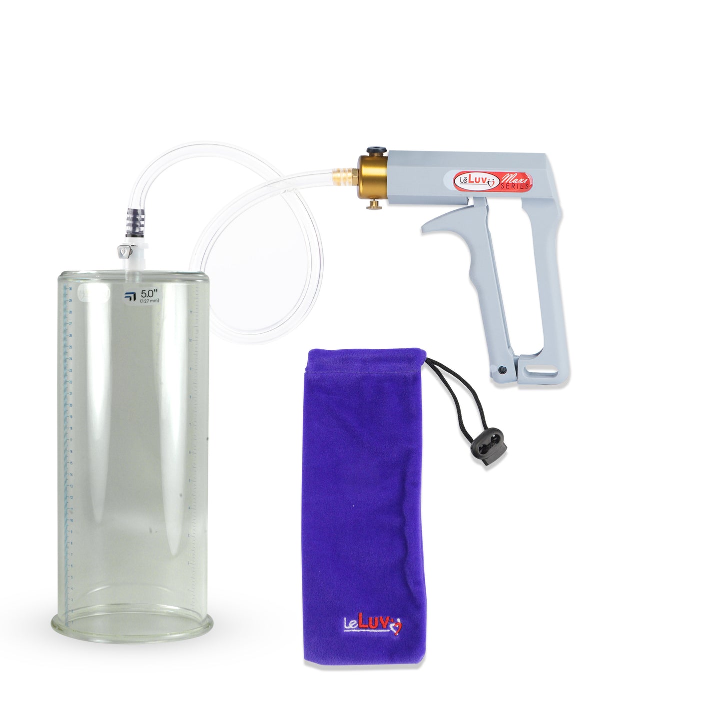 Maxi Gray Penis Pump - 12" x 5.00" Cylinder