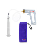 Maxi Grey Handle Clear Hose | Penis Pump + 9" x 1.35" Cylinder