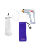 Maxi Grey Handle Clear Hose | Penis Pump + 9" x 3.25" Cylinder
