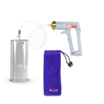 Maxi Grey Handle Clear Hose | Penis Pump | 9" x 4.10" Cylinder