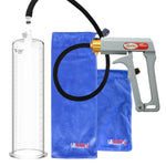 Maxi Grey Handle Silicone Hose | Penis Pump + 9" x 2.50" Cylinder