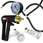 LeLuv MAXI Black + Gauge Pistol Nipple Pump Slippery Black Hose Medium