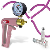 LeLuv MAXI Purple + Gauge Pistol Nipple Pump Slippery Purple Hose Extra-Small