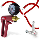 LeLuv MAXI Red + Gauge & Cover Nipple Pump Slippery Red Hose Extra-Small