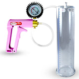 MAXI Pink Penis Pump w/ Protected Gauge with 12" x 3.0"