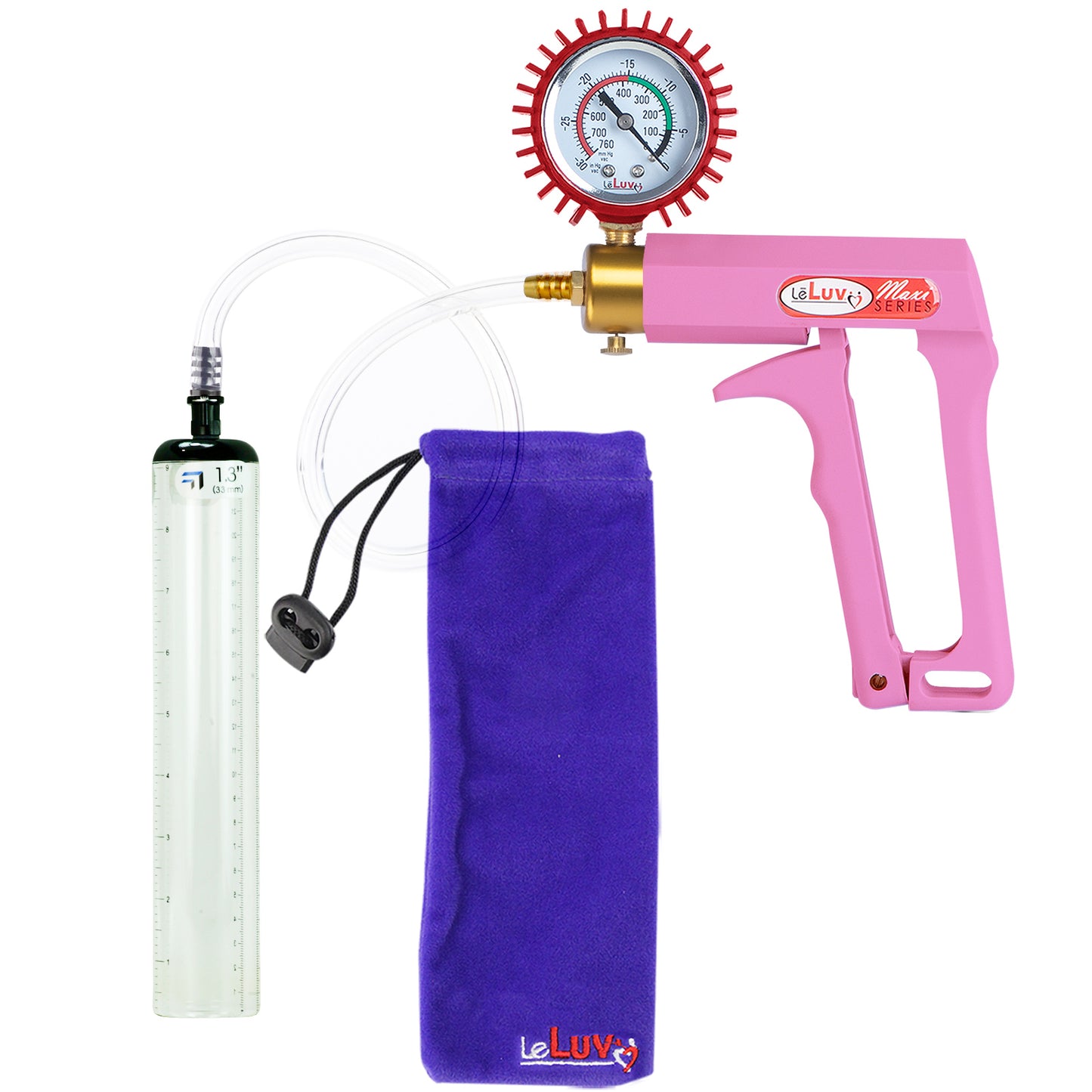 Pink + Protected Gauge / 9" x 1.3"