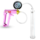 MAXI Pink 9" Penis Pump + Protected Gauge - 1.38" Diameter with