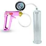 MAXI Pink 9" Penis Pump + Protected Gauge - 2.00" Diameter with