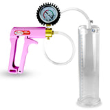 MAXI Pink 9" Penis Pump + Protected Gauge - 2.25" Diameter with