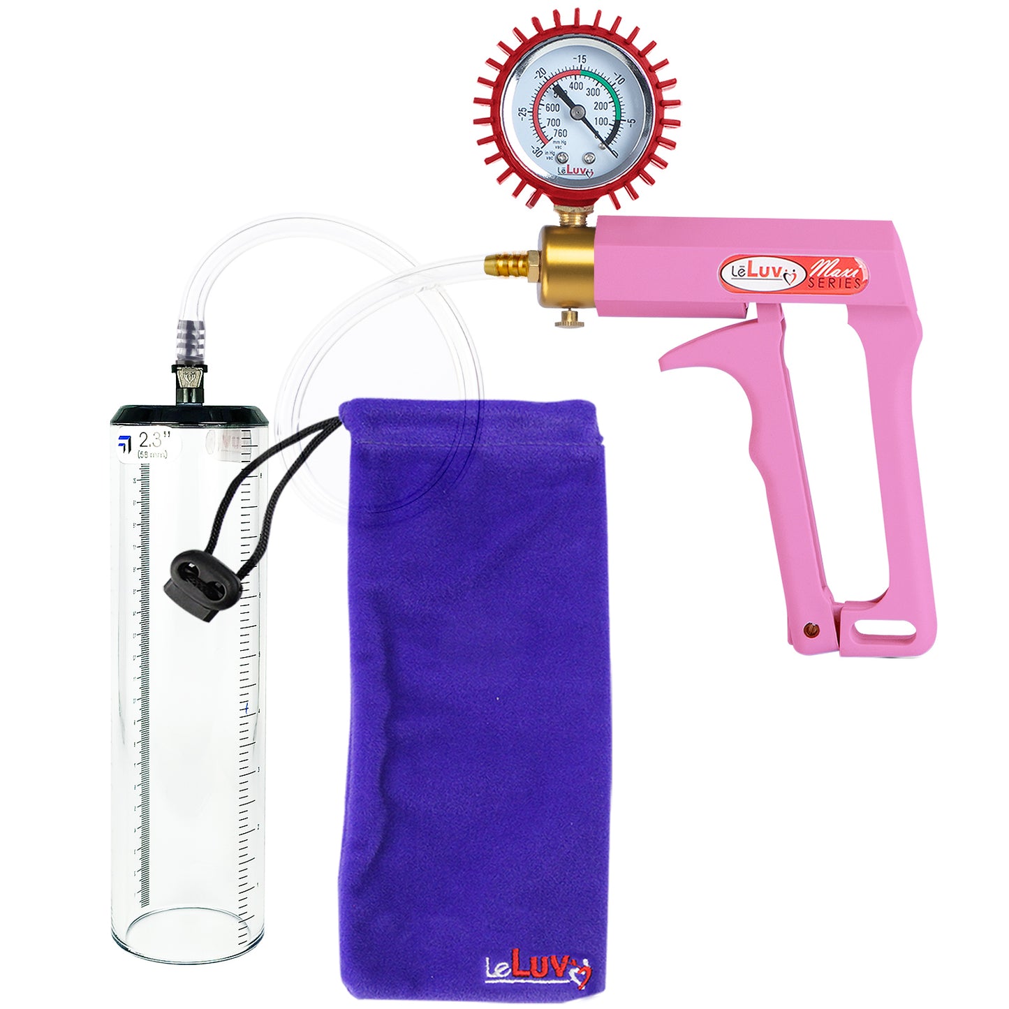 Pink + Protected Gauge / 9" x 2.3"
