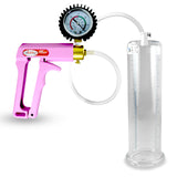 MAXI Pink 9" Penis Pump + Protected Gauge - 2.50" Diameter with
