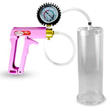 MAXI Pink 9" Penis Pump + Protected Gauge - 3.00" Diameter with