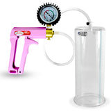 MAXI Pink 9" Penis Pump + Protected Gauge - 3.50" Diameter with