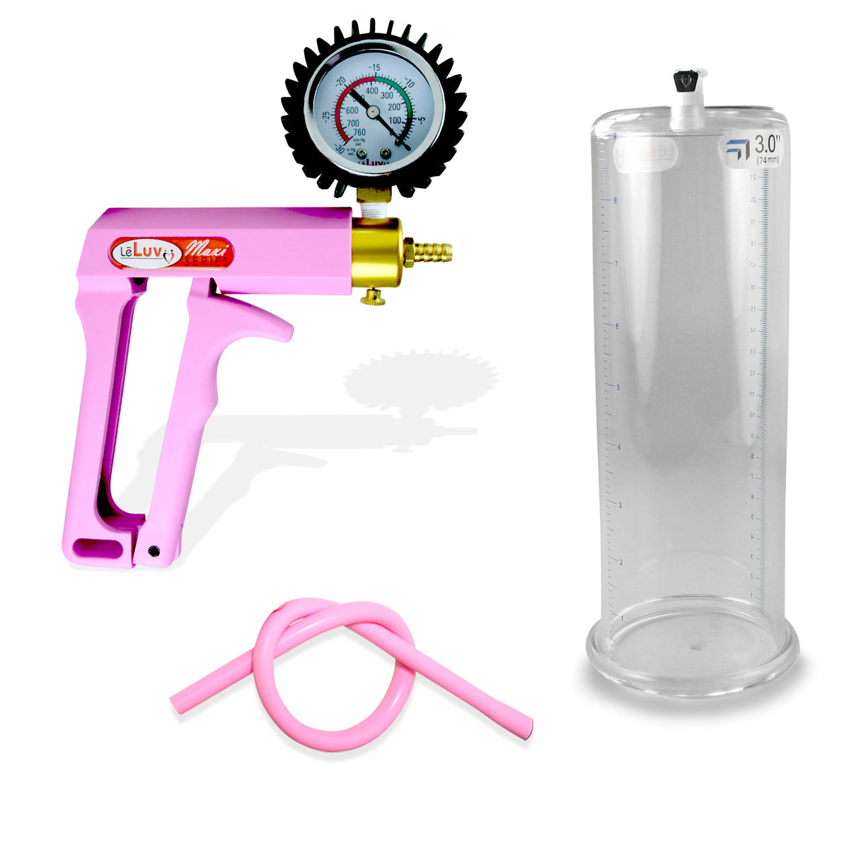 Pink + Protected Gauge / 9" x 3.00"